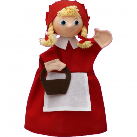 Marionnette Chaperon Rouge sans Pieds - Fabriqué en Europe 