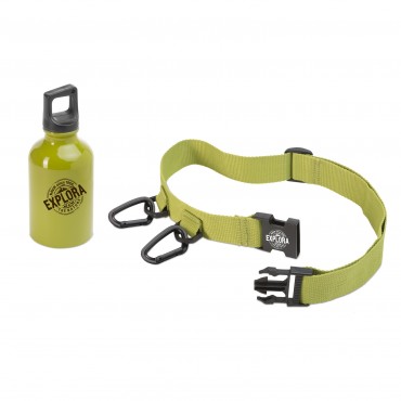 Gourde & Ceinture avec Clips - Fabriqué en Italie - Découverte du Monde