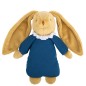 Doudou Musical 25 cm - Lapin Nid d'Ange - Bleu Denim Doudou Musical 25 cm - Lapin Nid d'Ange - Bleu Denim