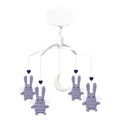 Élégance à la française pour bercer bébé tout en douceur.
 La mélodie Roméo & Juliette accompagne le mouvement des petit