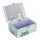 Photoluminescent Music Box Cat - Glow in dark