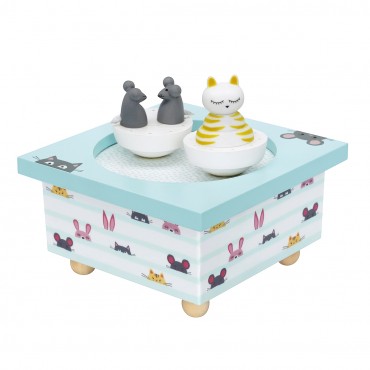 Boite à Musique Dancing Chat & Souris