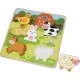 Puzzle tactile - La Ferme bois FSC