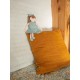 Doll with Celadon Green Bio Cotton dress 30C