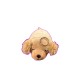 Peluche nemu nemu - SORA - Chien Golden Retriever - Taille S - 11 cm