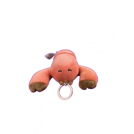 Peluche nemu nemu - ROBUSTO - Homard - Taille S - 14 cm