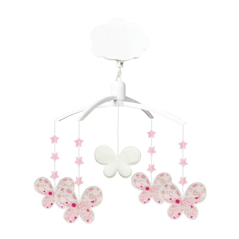 Mobile Musical - Papillons - Rose Mobile Musical - Papillons - Rose