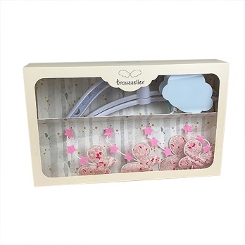 Mobile Musical - Papillons - Rose
