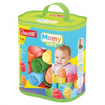 Blocs souples en caoutchouc souple 32 pièces avec sac - 6 mois et +