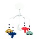 Mobile Musical Voitures & Avions - Coton Bio Multicolor