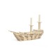 Baril de 500 planchettes en bois naturel FSC