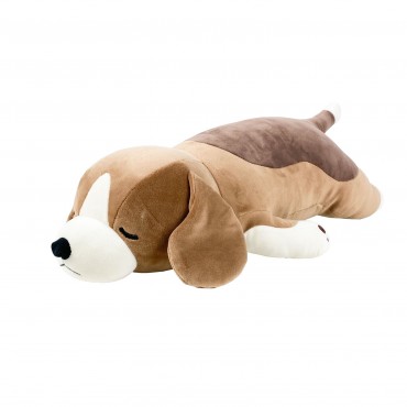 Peluche nemu nemu - VICK - Chien Beagle - Taille L - 54 cm