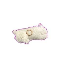 Peluche NEMU Taille S - Porte-clés - Mouton Blanc - Ruru