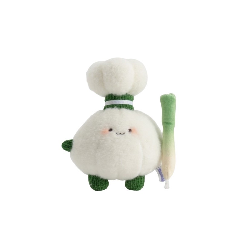 Peluche VEGGIES - Porte-clés 15 cm - Ail Peluche VEGGIES - Porte-clés 15 cm - Ail