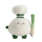 Porte Clef Peluche - Légumes - Ail 15 cm