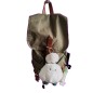 Peluche VEGGIES - Porte-clés 15 cm - Ail