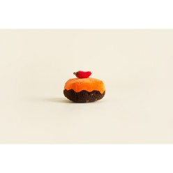 Peluche PICNIC - Porte-clés 15 cm - Gâteau au Chocolat