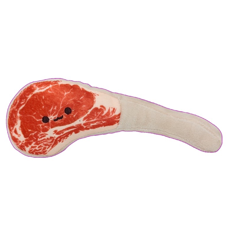 Peluche BARBEC - Porte-clés Magnet 8 cm - Côtelette Peluche BARBEC - Porte-clés Magnet 8 cm - Côtelette