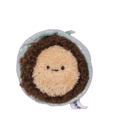 Triple fonctions : peluche , porte-clés et magnet (à accrocher sur votre frigo ou tout support métallique)