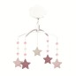 Mobile Musical - Etoiles - Vieux Rose & Rose Poudré Mobile Musical - Etoiles - Vieux Rose & Rose Poudré