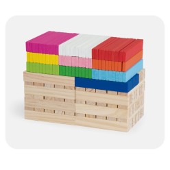 A la fois jeu de construction, d'adresse et d'imagination.
Bénéfices : 
- Favorise l’imagination et la dextérité des enfan