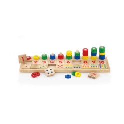 Apprendre à compter devient un jeu d’enfant !
Ce jouet éducatif ludique et coloré initie votre enfant aux chiffres tout en 