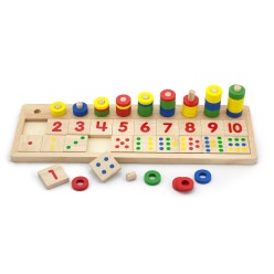 Apprendre à compter devient un jeu d’enfant !
Ce jouet éducatif ludique et coloré initie votre enfant aux chiffres tout en 