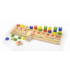 Apprendre à compter devient un jeu d’enfant !
Ce jouet éducatif ludique et coloré initie votre enfant aux chiffres tout en 