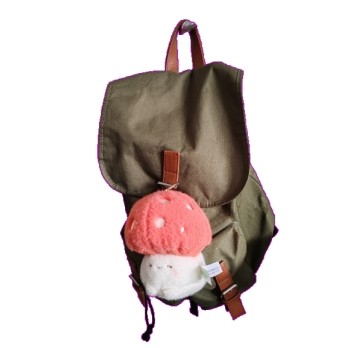 Peluche VEGGIES - Porte-clés 15 cm - Champignon