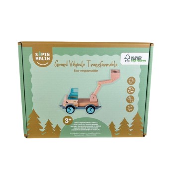 Véhicule Transformable - Grand Camion avec Nacelle