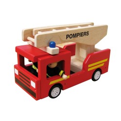 Camion de Pompiers avec 2 figurines