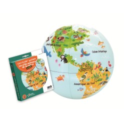 Globe Gonflable 30 cm - P'tits Animaux