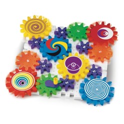 Un jeu de construction ingénieux qui stimule la créativité et initie à la mécanique.
 Assemblez les plaques dentelées à p