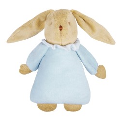 Lapin Nid d'Ange Doudou Musical - Ciel 25Cm