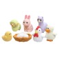 Gommes - Figurines - La poule et ses amis