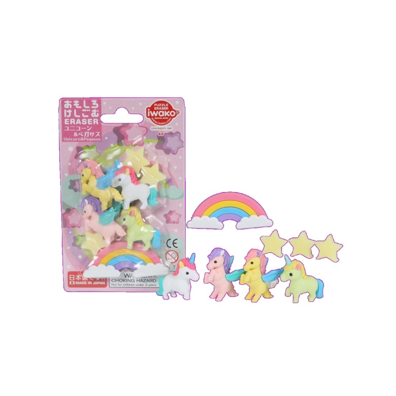 Gommes - Figurines - Licorne & Pégase Gommes - Figurines - Licorne & Pégase