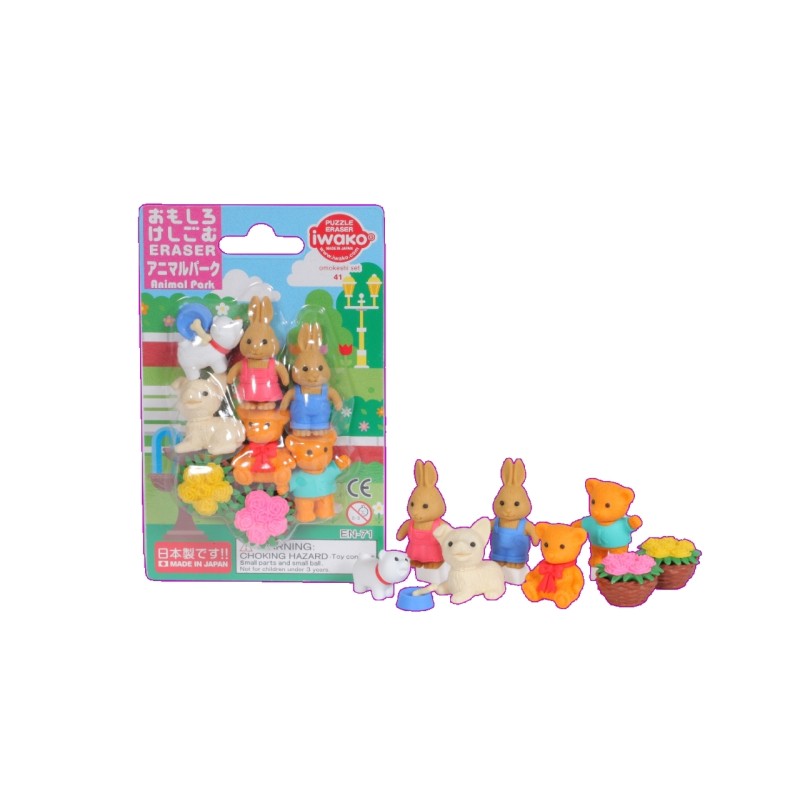 Gommes - Figurines - Les animaux du parc Gommes - Figurines - Les animaux du parc