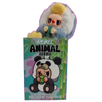 ZOO Studio - Peluche Figurine Vinyl - Porte Clés - Rebel Animals -  15 Cm