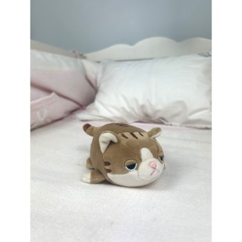 Peluche NEMU Taille S - Porte-clés - Chat Brun - Mugi