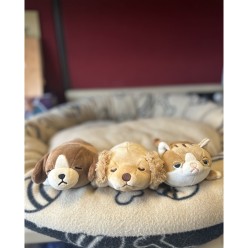 Peluche NEMU Taille S - Porte-clés - Chien Beagle - Vick