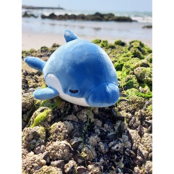 Peluche NEMU Taille S - Porte clés - Dauphin - Flip