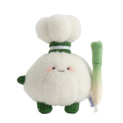 Porte Clef Peluche - Légumes - Ail 15 cm