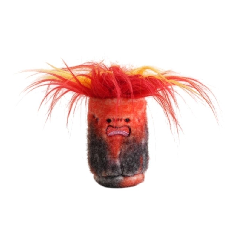 Peluche BARBEC - Porte-clés Magnet 8 cm - Charbon de Bois