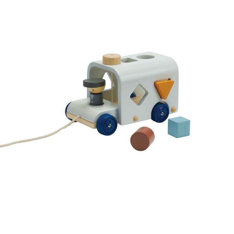 Véhicule 3 formes à encastrer  Couleurs Tendresse