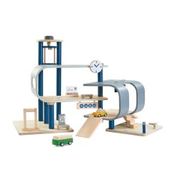 Le bâtiment inférieur pivote pour ajuster la disposition.
Construisez un réseau ferroviaire, faites atterrir l’hélicoptèr