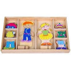 Coffret Puzzles Magnétiques Enfants à habiller