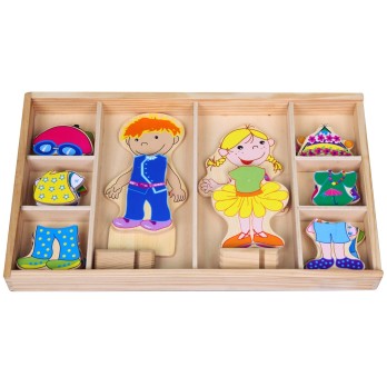 Coffret Puzzles Magnétiques Enfants à habiller