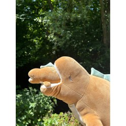 Peluche NEMU Taille L - Dinosaure -Stego