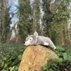 Peluche NEMU Taille L - Loup - Loulou