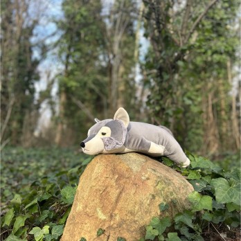 Peluche NEMU Taille L - Loup - Loulou